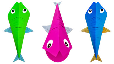 Photo of How To Make Fish With Paper | Art and Craft