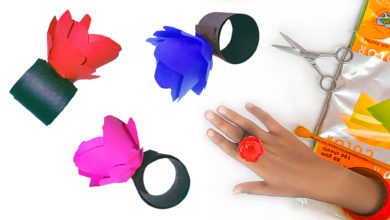 Photo of How To Make Flower Ring With Paper | Art and Craft